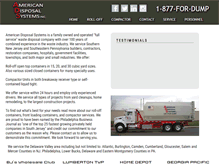 Tablet Screenshot of americandisposalsystems.com